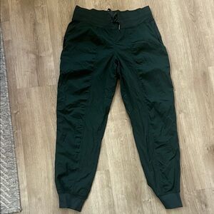 Lululemon Dark Green Dance Studio Joggers, Women’s size 8, no holes or stains